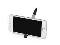 Ручка-стилус пластиковая шариковая многофункциональная (6 функций) Multy, серебристый