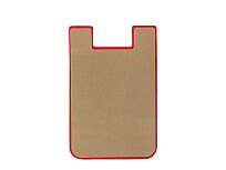 Картхолдер с креплением на телефон Gummy, красный