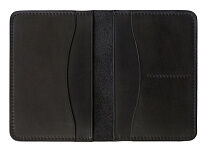 Докхолдер кожаный, черный