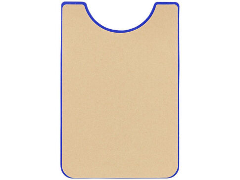 Картхолдер для телефона с отверстием для пальца, ярко-синий