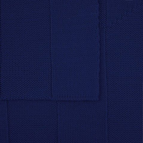 Плед Rombus, темно-синий (сапфир)