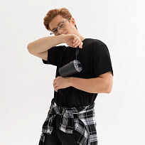 Футболка унисекс KRIS, 100% хлопок, 150 гр., черная