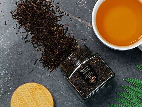 Чай черный, серия Ceremony, Дарджилинг ришихат (Северная Индия), стеклянная банка