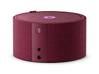 Умная колонка ЯНДЕКС Станция Мини с часами, 10 Вт, с Алисой, цвет: красный (YNDX-00020R)