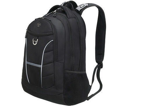 Рюкзак TORBER XPLOR с отделением для ноутбука 15, чёрный, полиэстер 600D, 35x20x47 см, 33л